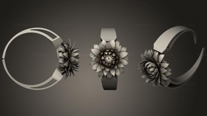 Jewelry rings (Aster Ring, JVLRP_0946) 3D models for cnc